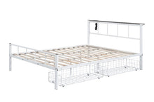 Load image into Gallery viewer, Nicoli Queen Metal Bed With Underbed Storage