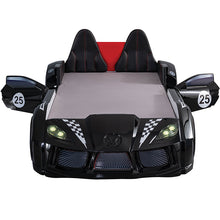 Load image into Gallery viewer, Trackster Bed White, Red,, Black, &amp; Blue