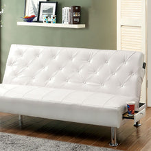 Load image into Gallery viewer, Farel Futon Sofa Red &amp; White
