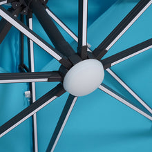 Load image into Gallery viewer, Sano 10 Ft Square Umbrella w/ Double Top w/ LED + 37" Large Base