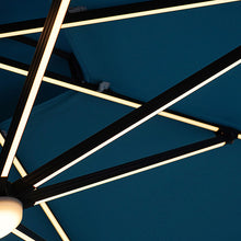 Load image into Gallery viewer, Sano 10 Ft Square Umbrella w/ Double Top w/ LED + 37" Large Base
