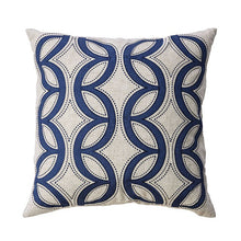 Load image into Gallery viewer, Teri Natural/Indigo 20&quot; X 20&quot; Pillow, Natural &amp; Indigo (2/CTN)