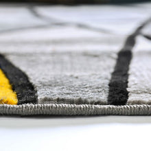 Load image into Gallery viewer, Sivas Charcoal Yellow 8&#39; X 10&#39; Area Rug