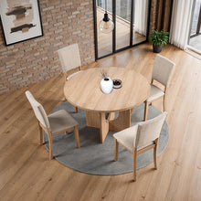 Load image into Gallery viewer, Oberto 5 Pc Round Dining Table Set