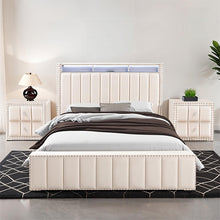 Load image into Gallery viewer, Farese Queen Bed w/ 2 Nightstands