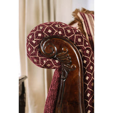 Load image into Gallery viewer, Quirino Burgundy/Dark Brown Sofa